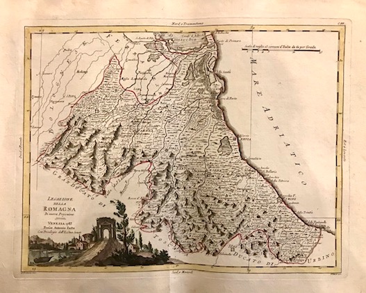 Zatta Antonio (1722-1804) Legazione della Romagna di nuova projezione 1783 Venezia 